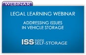 Picture of Legal Learning Webinar - Addressing Issues in Vehicle Storage