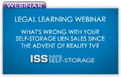 Picture of Legal Learning Webinar - What's Wrong With Your Self-Storage Lien Sales Since the Advent of Reality TV?