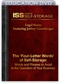 Picture of DVD - The ‘Four-Letter Words’ of Self-Storage: Words and Phrases to Avoid in the Operation of Your Business