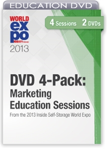 Picture of DVD 4-Pack: Marketing Education Sessions From the 2013 Inside Self-Storage World Expo