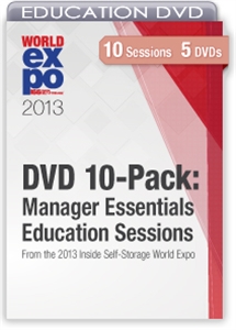 Picture of DVD 10-Pack: Manager Essentials Education Sessions From the 2013 Inside Self-Storage World Expo