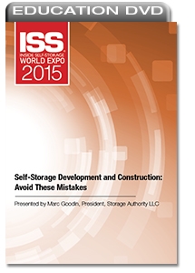 Picture of DVD - Self-Storage Development and Construction: Avoid These Mistakes