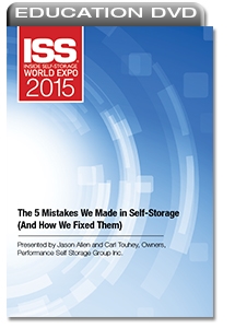 Picture of DVD - The 5 Mistakes We Made in Self-Storage (And How We Fixed Them)