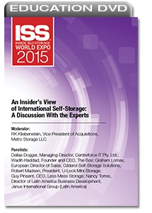 Picture of DVD - An Insider’s View of International Self-Storage: A Discussion With the Experts