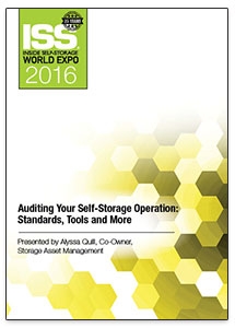 Picture of DVD - Auditing Your Self-Storage Operation: Standards, Tools and More