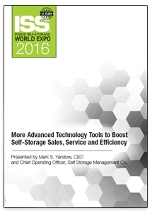 Picture of DVD - More Advanced Technology Tools to Boost Self-Storage Sales, Service and Efficiency