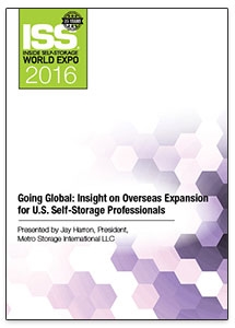 Picture of Going Global: Insight on Overseas Expansion for U.S. Self-Storage Professionals