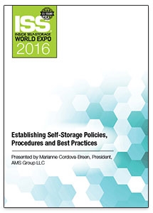 Picture of Establishing Self-Storage Policies, Procedures and Best Practices