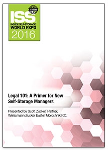 Picture of Legal 101: A Primer for New Self-Storage Managers