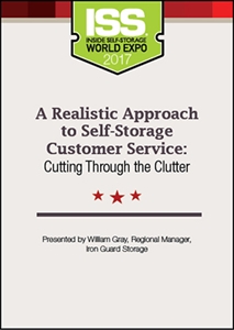 Picture of DVD - A Realistic Approach to Self-Storage Customer Service: Cutting Through the Clutter