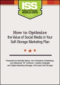 Picture of DVD - How to Optimize the Value of Social Media in Your Self-Storage Marketing Plan