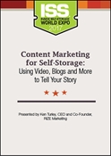 Picture of DVD - Content Marketing for Self-Storage: Using Video, Blogs and More to Tell Your Story