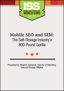 Picture of DVD - Mobile SEO and SEM: The Self-Storage Industry's 800-Pound Gorilla