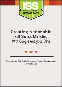 Picture of DVD - Creating Actionable Self-Storage Marketing With Google Analytics Data