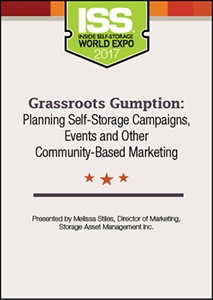 Picture of DVD - Grassroots Gumption: Planning Self-Storage Campaigns, Events and Other Community-Based Marketing