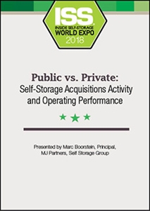 Picture of DVD - Public vs. Private: Self-Storage Acquisitions Activity and Operating Performance