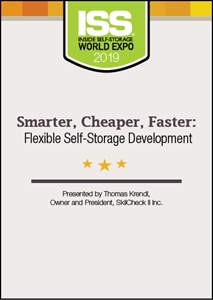 Picture of DVD - Smarter, Cheaper, Faster: Flexible Self-Storage Development