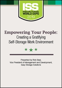 Picture of DVD - Empowering Your People: Creating a Gratifying Self-Storage Work Environment