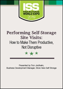 Picture of DVD - Performing Self-Storage Site Visits: How to Make Them Productive, Not Disruptive