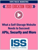 Picture of DVD - What a Self-Storage Website Needs to Succeed: APIs, Security and More