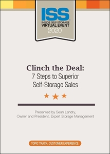 Picture of DVD - Clinch the Deal: 7 Steps to Superior Self-Storage Sales