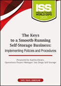 Picture of DVD - The Keys to a Smooth-Running Self-Storage Business: Implementing Policies and Procedures