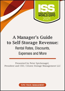 Picture of DVD - A Manager's Guide to Self-Storage Revenue: Rental Rates, Discounts, Expenses and More